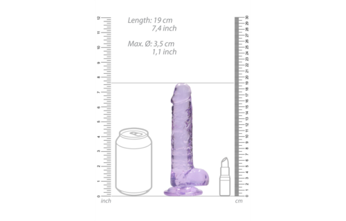 Realistische Dildo met Ballen 19 cm - Natuurlijk & Stevig