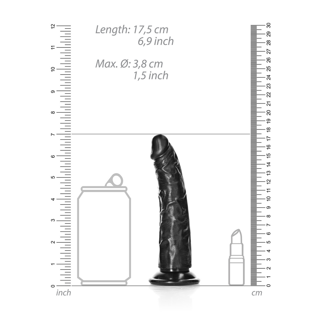 Schlanker realistischer Dildo 15,5 cm mit Saugnapf – RealRock