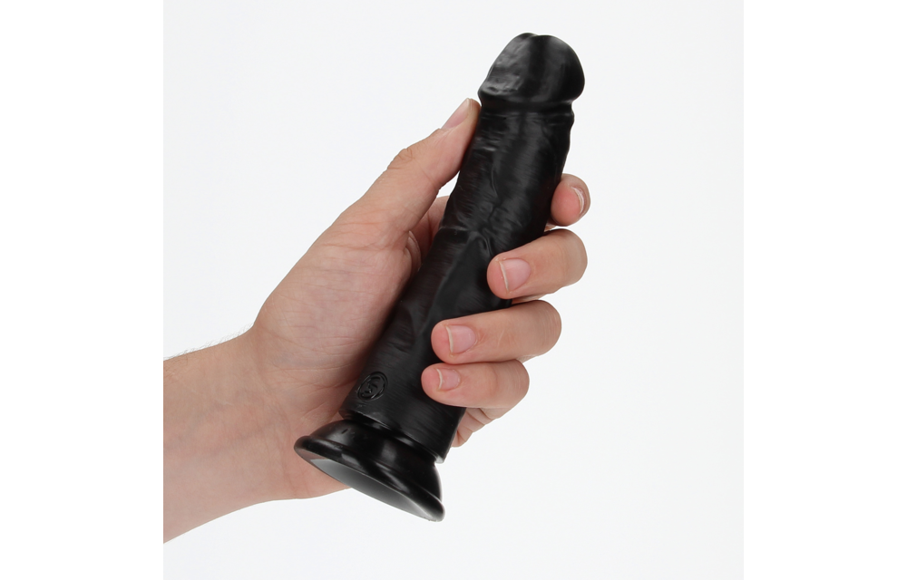 Curved Realistic Dildo 9.2 cm with Suction Cup – RealRock