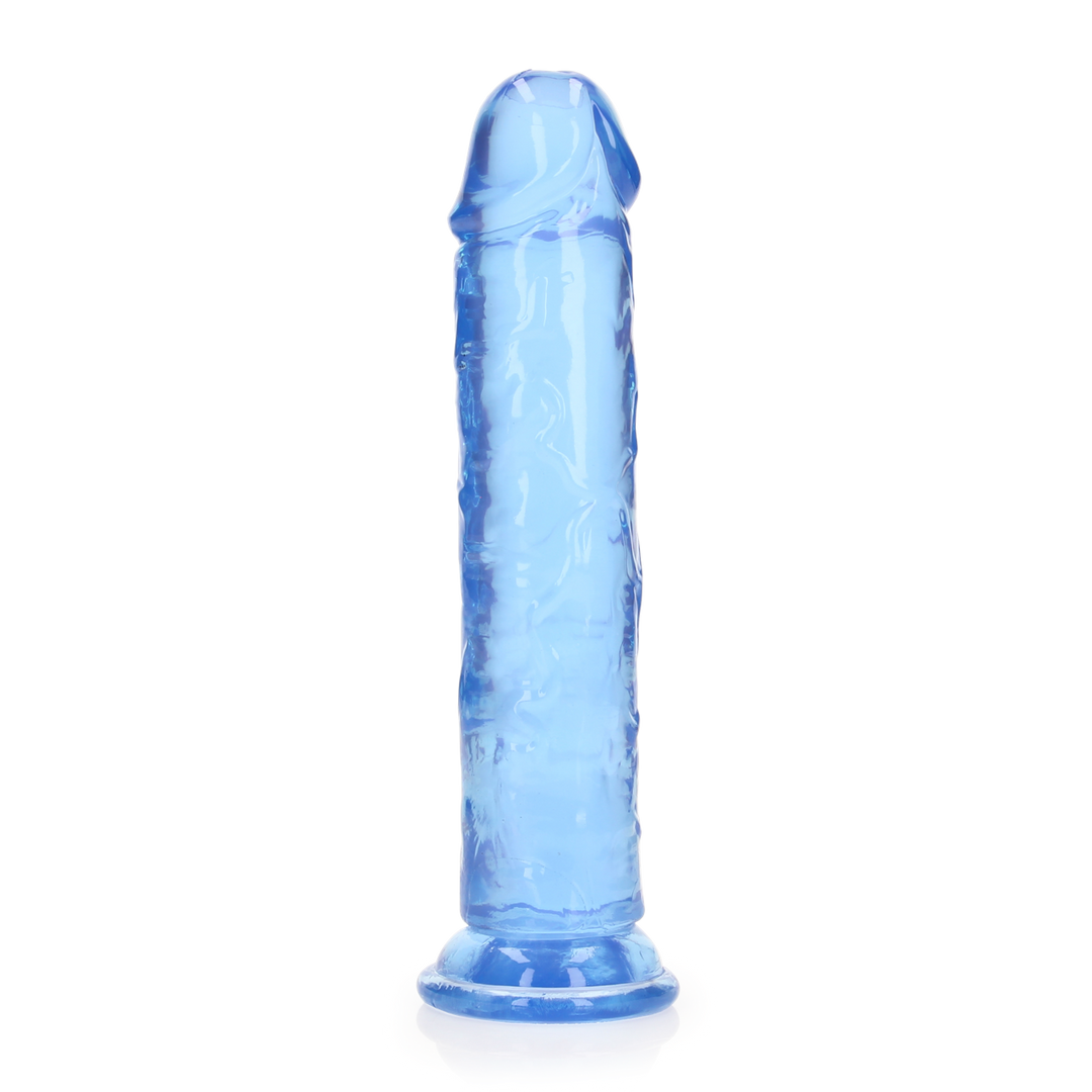 Rechte Dildo Met Zuignap 20 cm – Crystal Clear Plezier