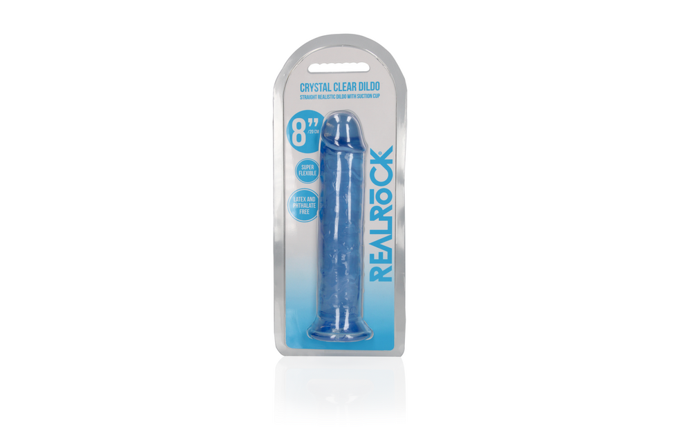 Straight Realistic Dildo with Suction Cup - 8'' / 20