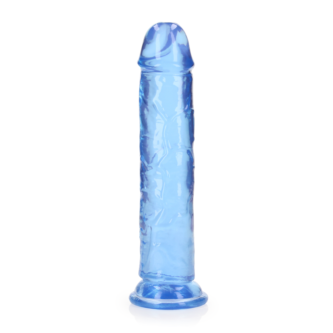 Rechte Dildo Met Zuignap 20 cm – Crystal Clear Plezier