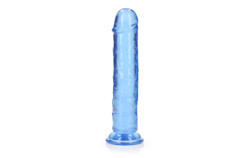 Rechte Dildo Met Zuignap 20 cm – Crystal Clear Plezier