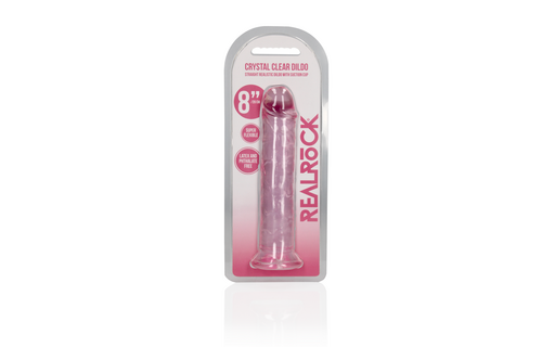 Straight Realistic Dildo 20 cm with Suction Cup – RealRock