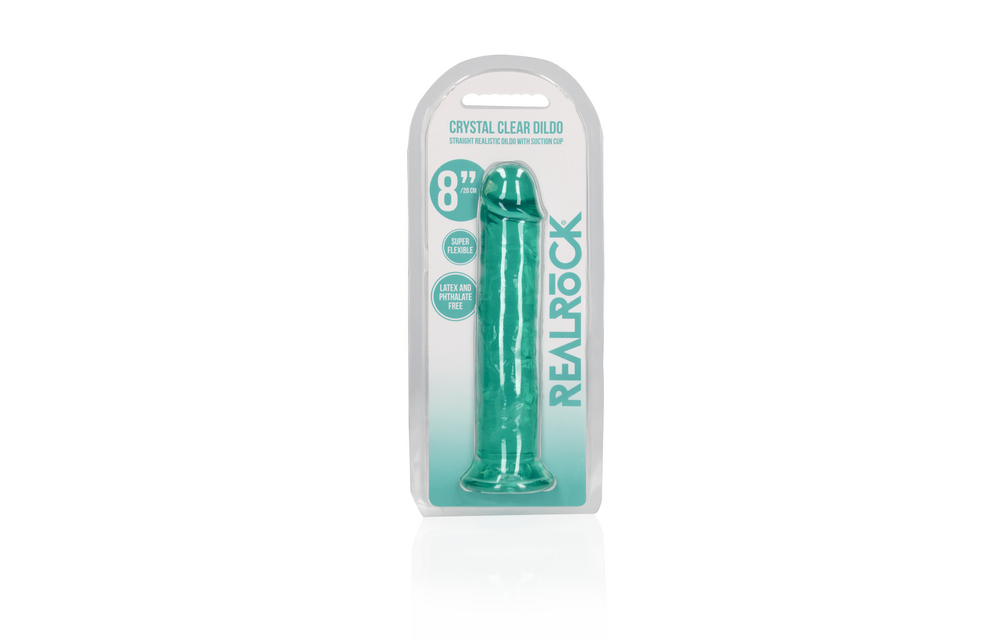 Straight Realistic Dildo with Suction Cup - 8'' / 20