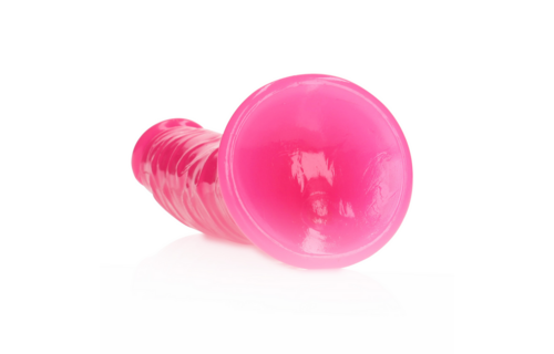Slim Realistic Dildo With Suction Cup 6 cm – Glow in the Dark