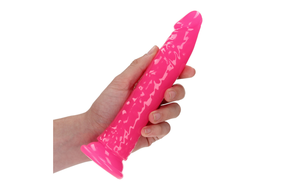 Slim Realistic Dildo With Suction Cup 6 cm – Glow in the Dark