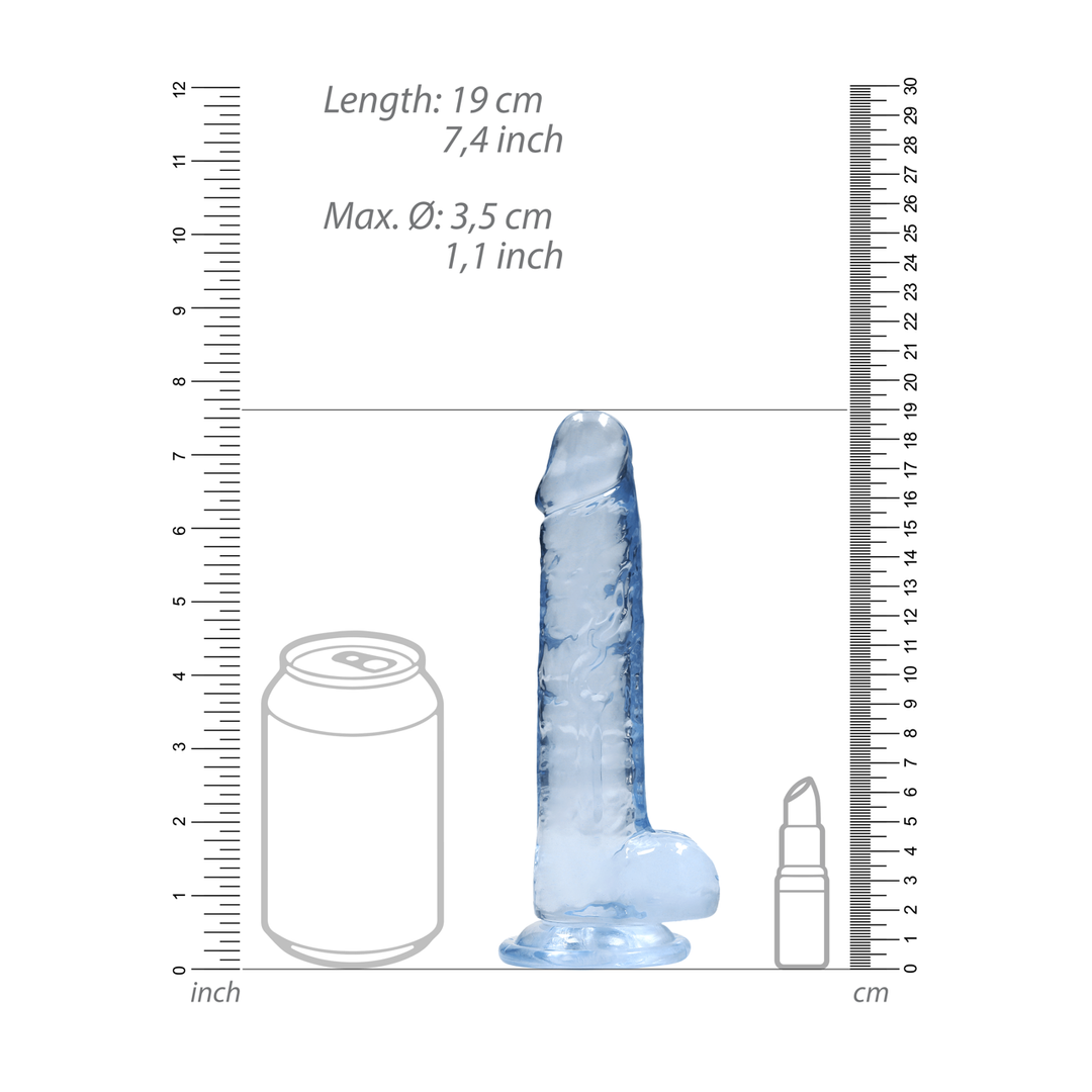Realistisch Dildo met Ballen - 7 / 17 cm
