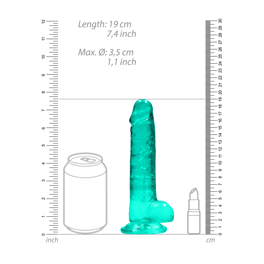 RealRock Realistischer Dildo mit Hoden 19 cm – Sicher & Stark