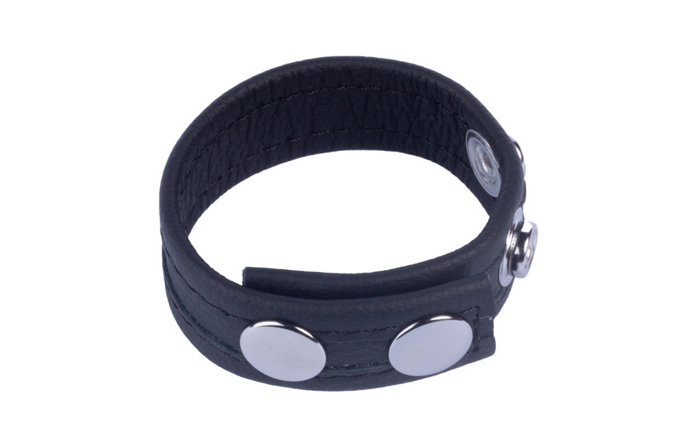 Tippy Leather Cock Ring Black | Enhance Your Erection in Style