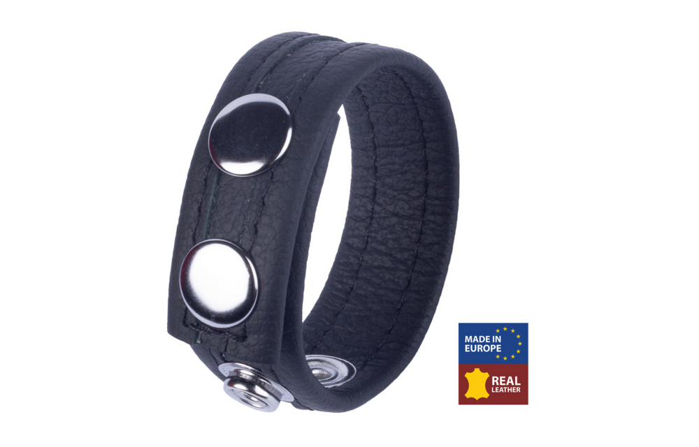 Tippy Leather Cock Ring Black | Enhance Your Erection in Style