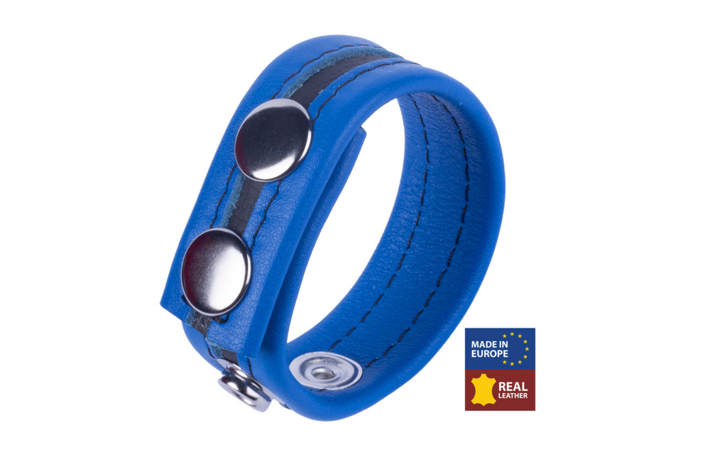 Tippy - Leren Cockring - Blauw
