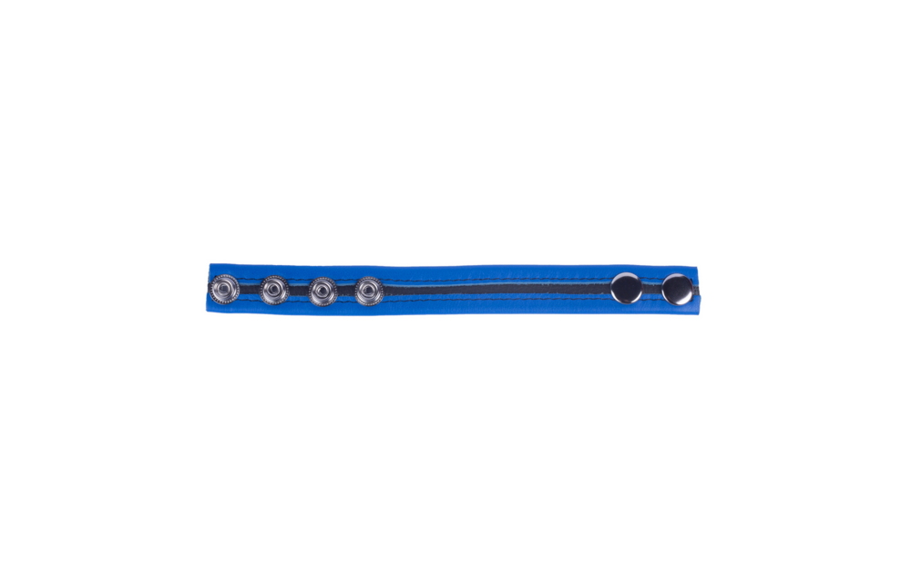 Tippy Leder-Cockring Blau – Stabil, verstellbar und bequem