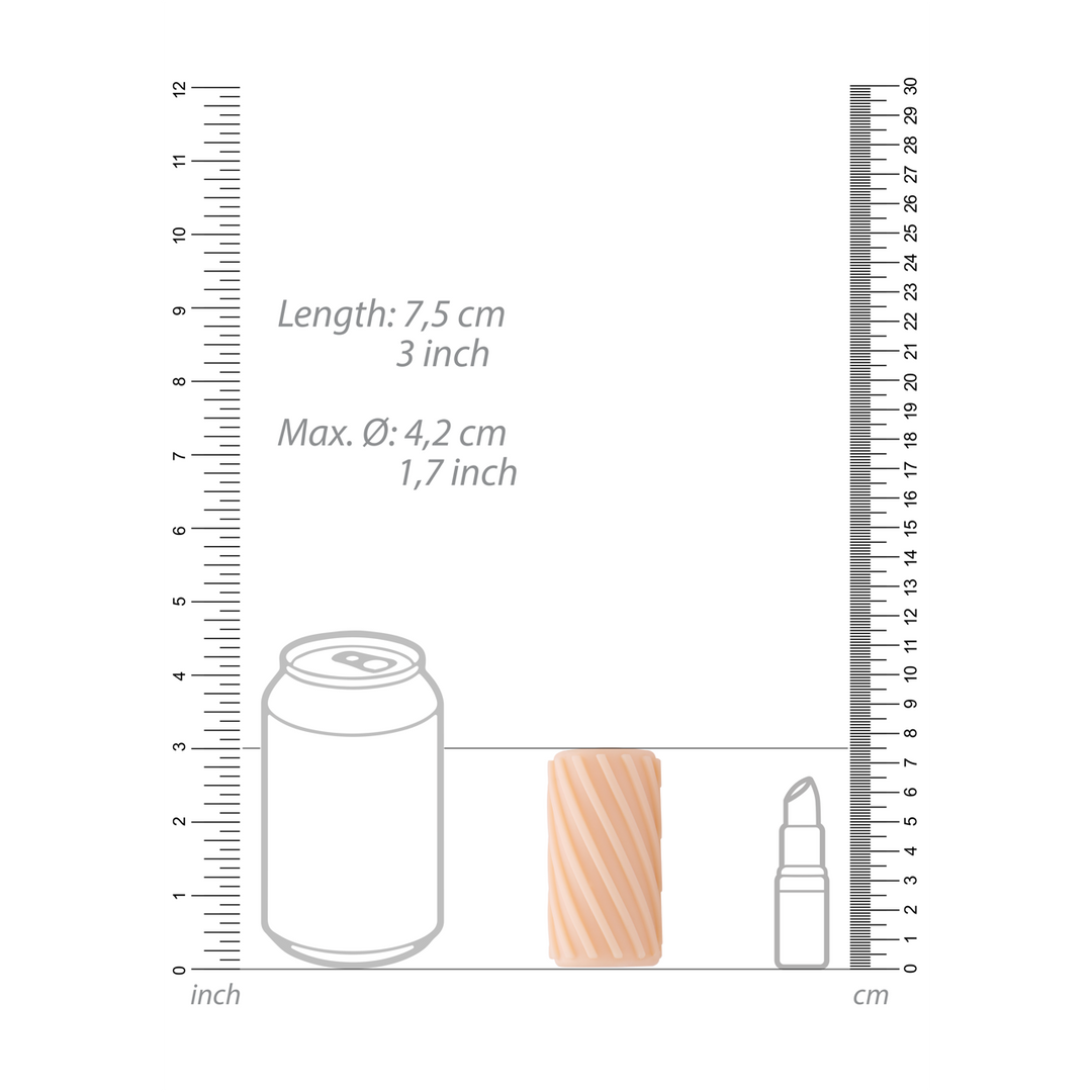 Selbstschmierende Taschenmasturbator