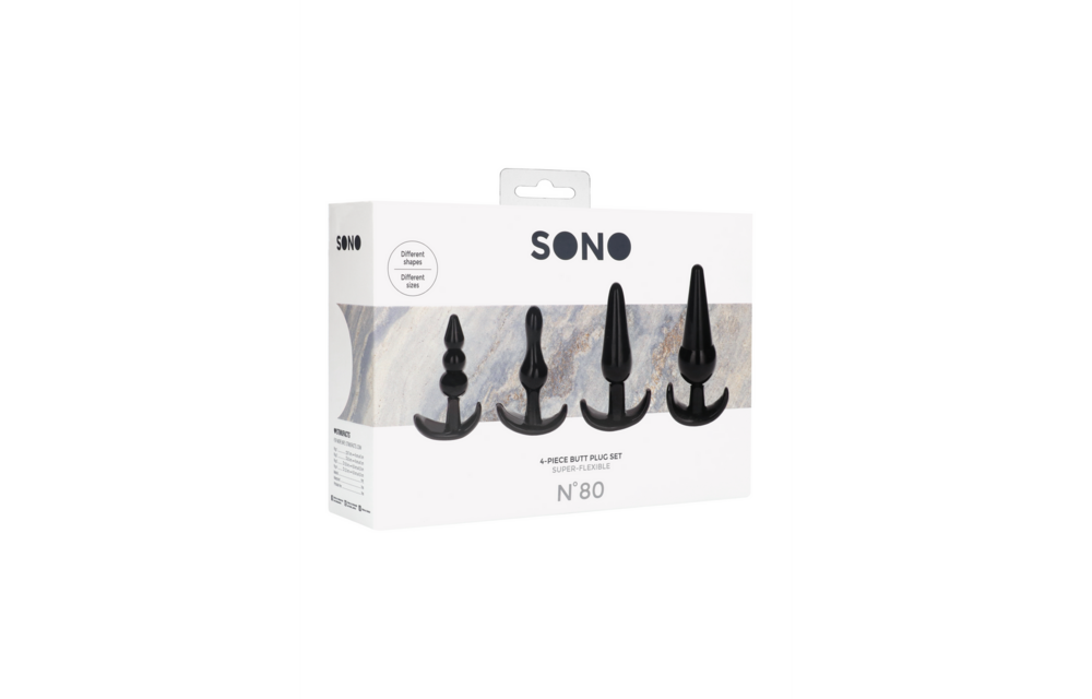 No.80 - 4-Piece Butt Plug Set