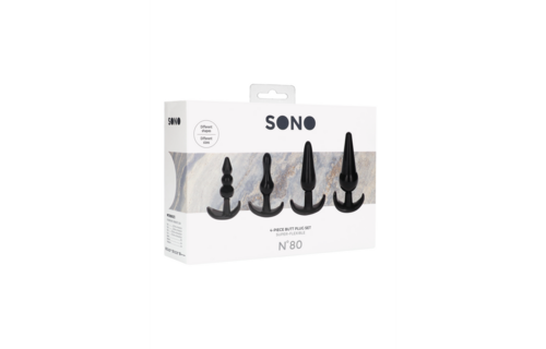 No.80 - 4-Piece Butt Plug Set