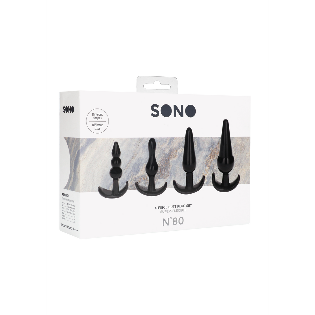 Nr.80 - 4-teiliges Butt Plug Set
