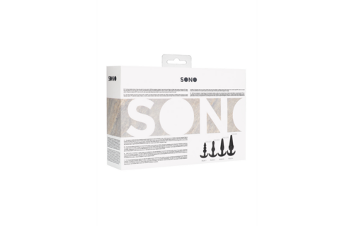 No. 80 - 4-Piece Butt Plug Set 7-9 cm | Sono by Shots