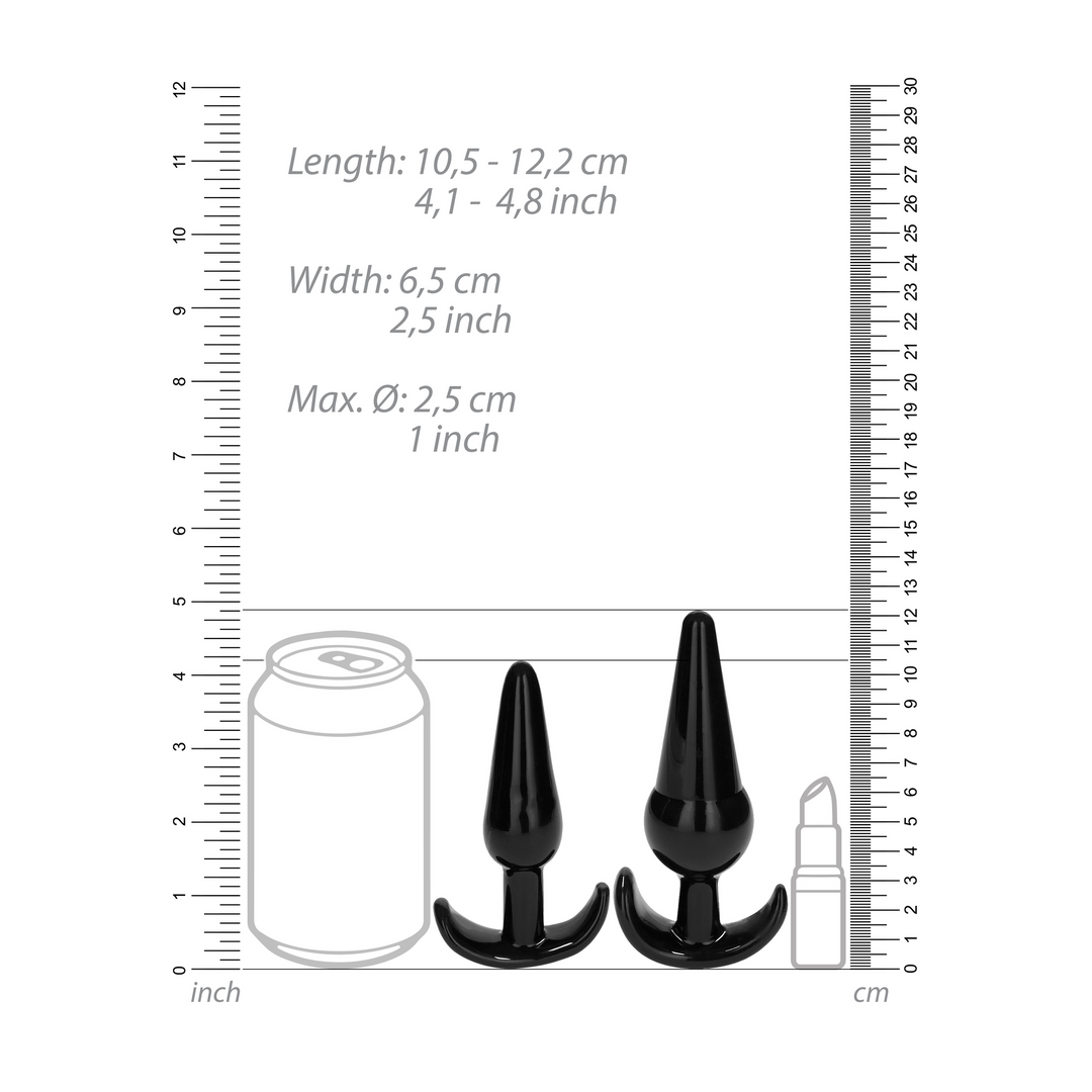 No.80 - 4-delige Butt Plug Set