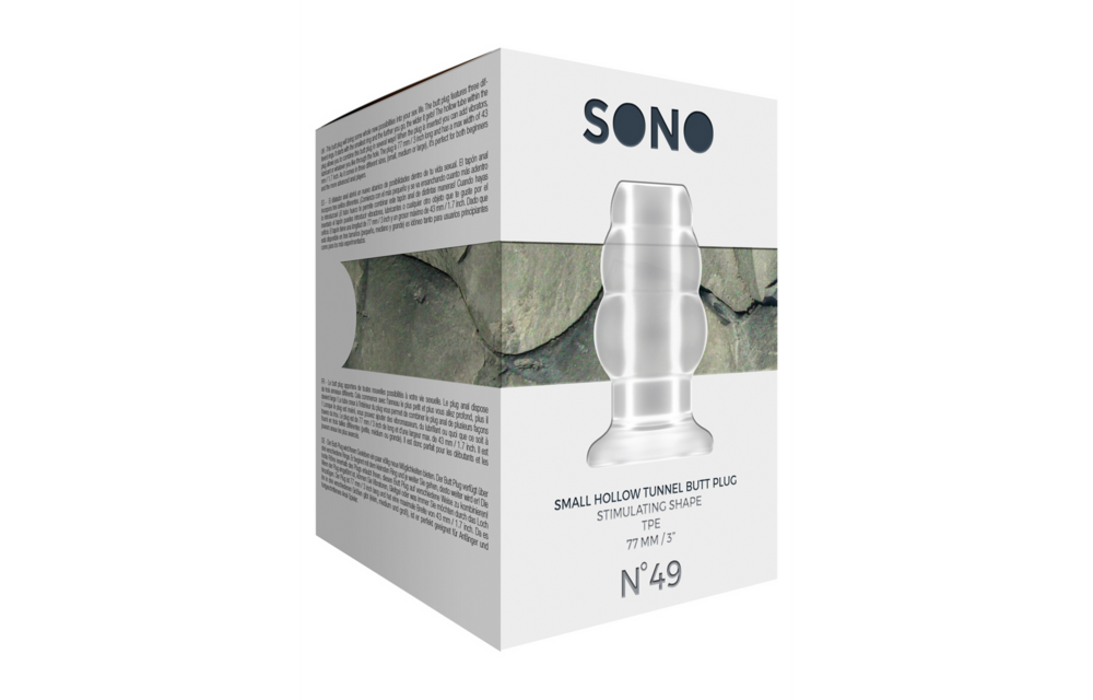 No.49 - Hollow Tunnel Butt Plug - Small