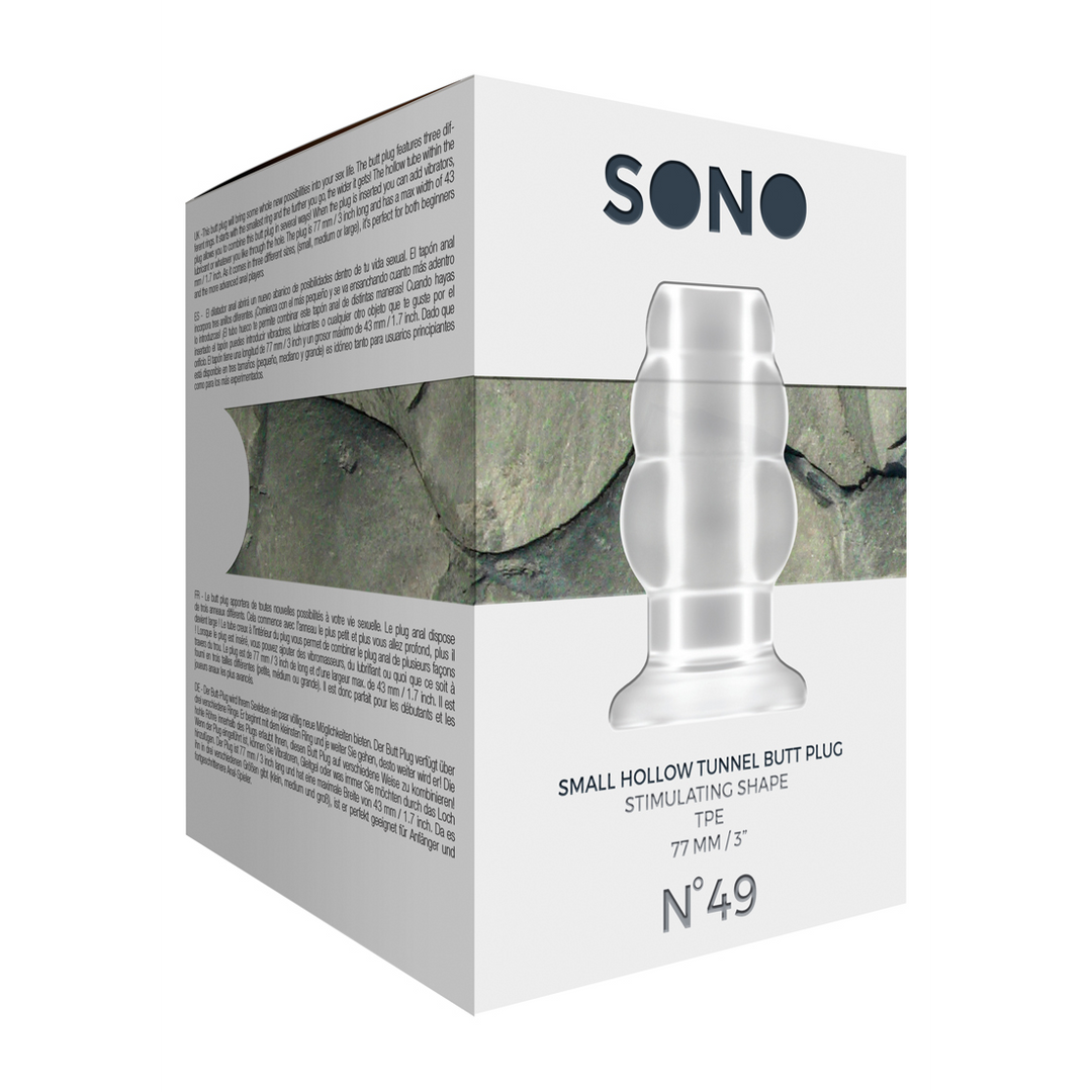 No.49 - Hollow Tunnel Butt Plug - Small