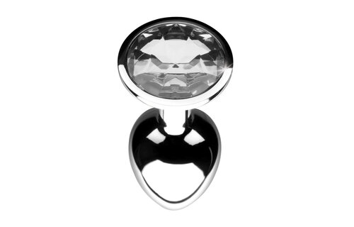 Klare Edelstein-Analplug Klein 7,2 cm – Elegant & Komfortabel