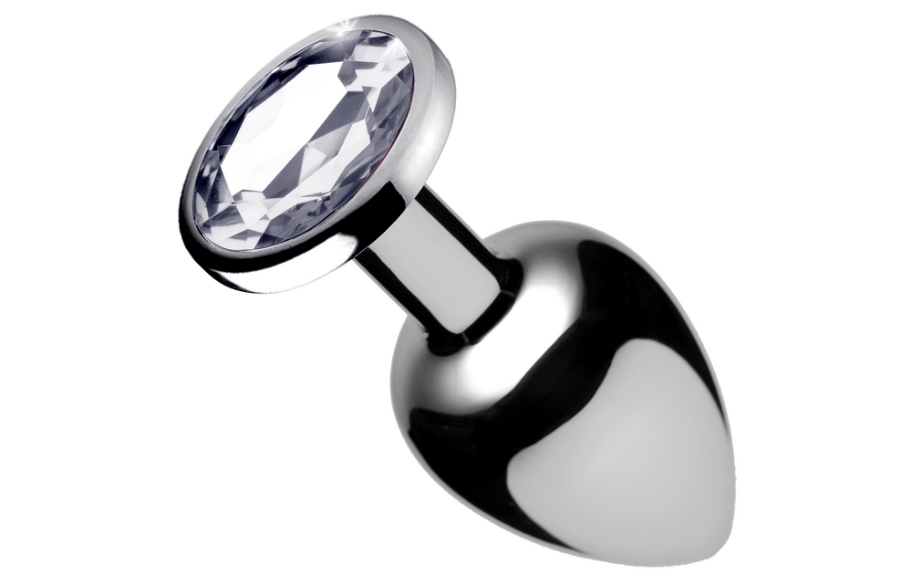 Klare Edelstein-Analplug Klein 7,2 cm – Elegant & Komfortabel