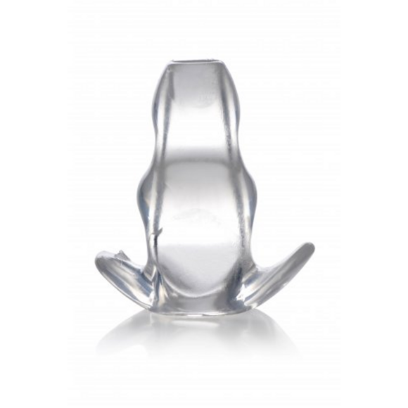 Duidelijk Zicht Holle Anale Plug Klein 8,9 cm - Transparant