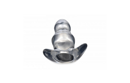 Clear View Hollow Anal Plug Small 8.9 cm - Transparent