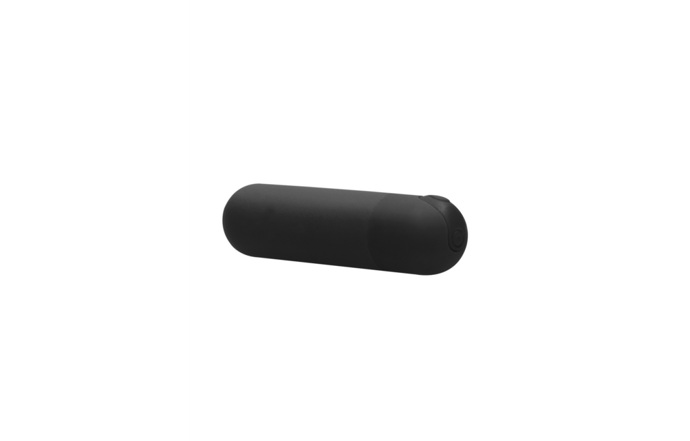 10-stufiger wiederaufladbarer Bullet Vibrator in Schwarz – Kompaktes & kraftvolles Vergnügen