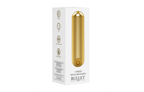 10 Speed Rechargeable Bullet Gold – Small & Powerful Pleasure