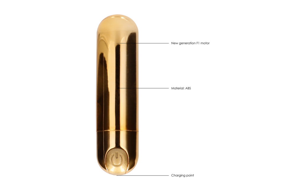 10 Speed Oplaadbare Bullet Goud – Klein & Krachtig Genot
