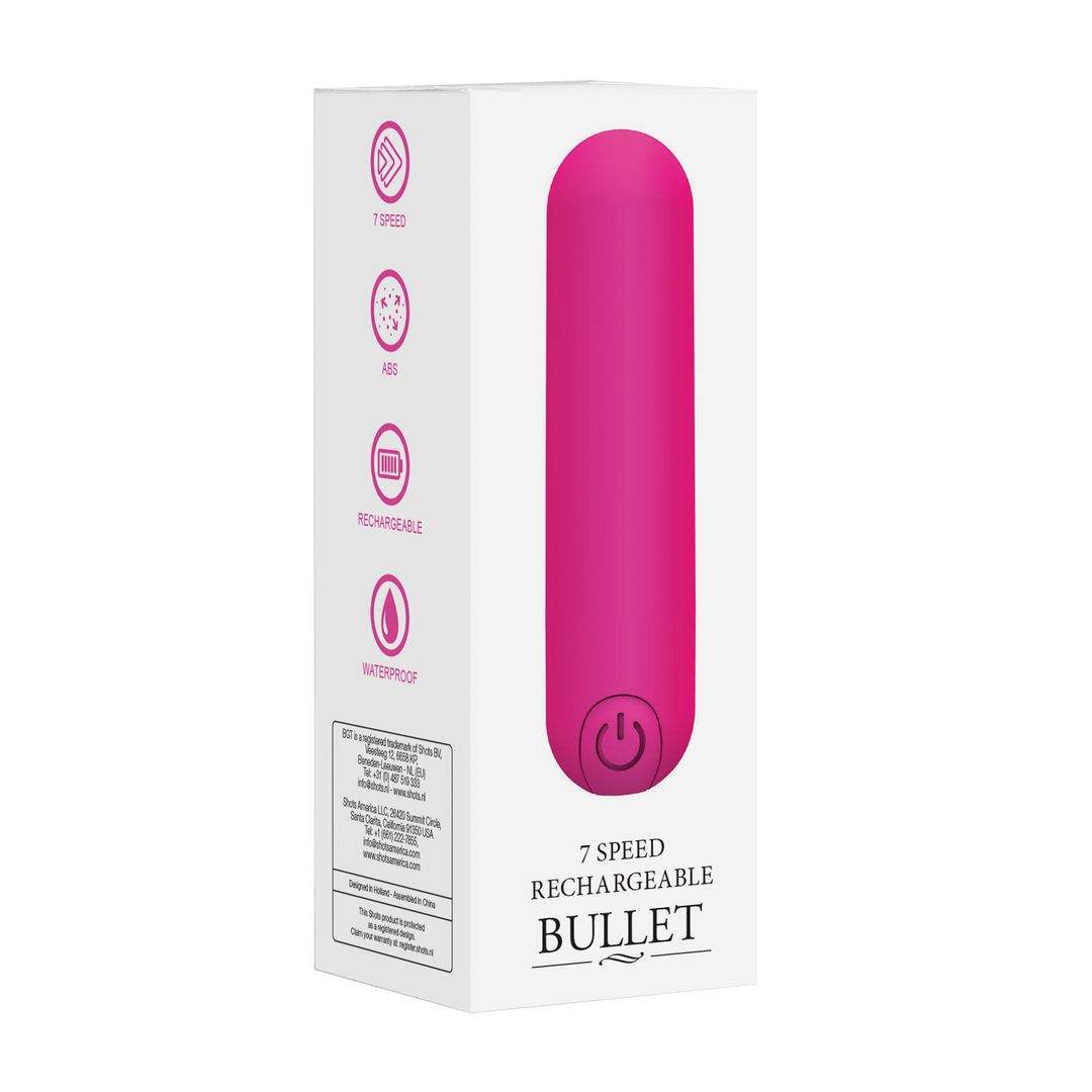 10 Speed Rechargeable Bullet Pink - Compact & Powerful Pleasure