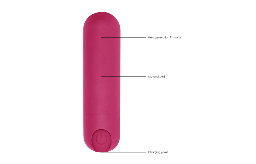 10 Speed Wiederaufladbarer Bullet Pink – Kompaktes & kraftvolles Vergnügen