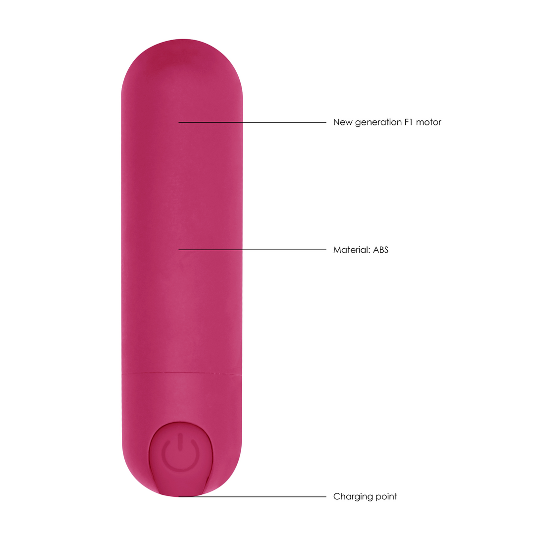 10 Speed Wiederaufladbarer Bullet Pink – Kompaktes & kraftvolles Vergnügen