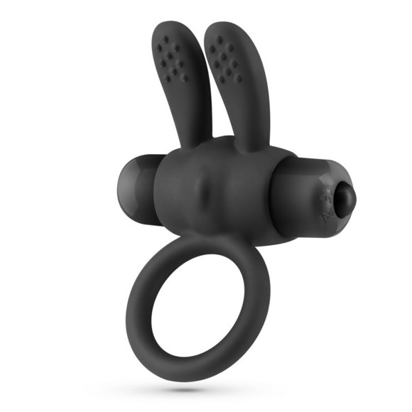 Pluto - Cockring with Vibrating Bullet - Black