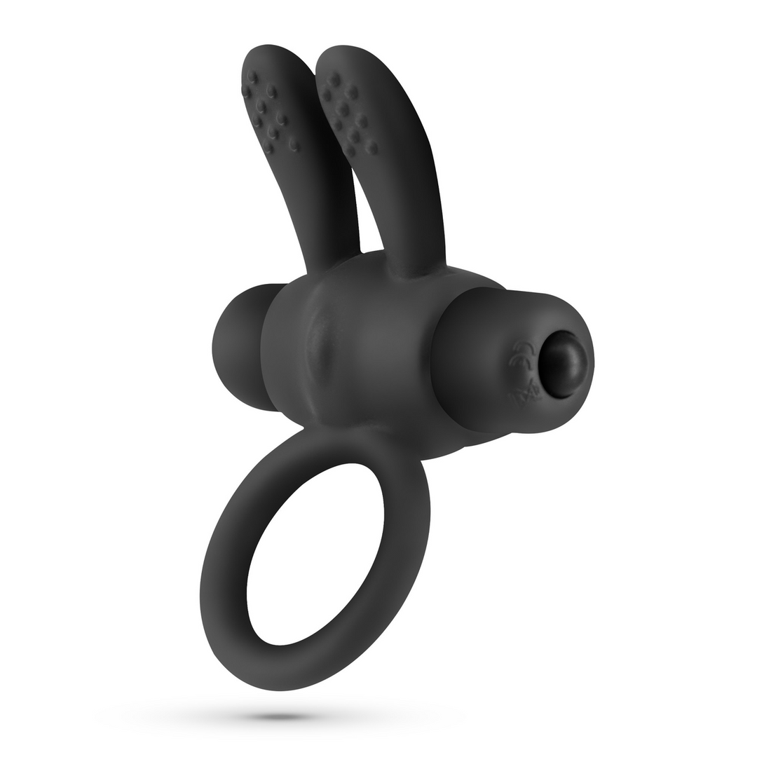 Pluto - Cockring met Vibrerende Bullet - Zwart