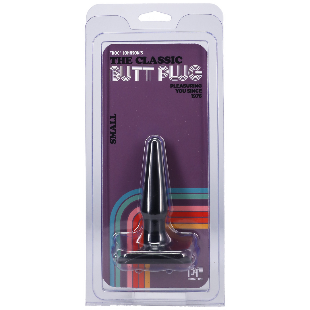 Classic Butt Plug Klein Schwarz 1,4 cm – Sicher & Bequem