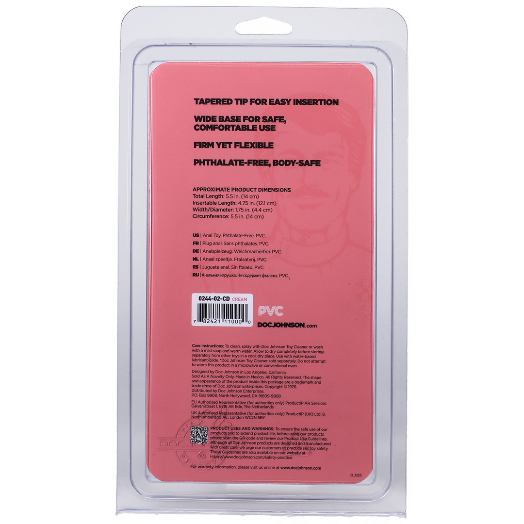 Klassieke Buttplug Medium 13,5 cm – Veilig & Comfortabel Genot