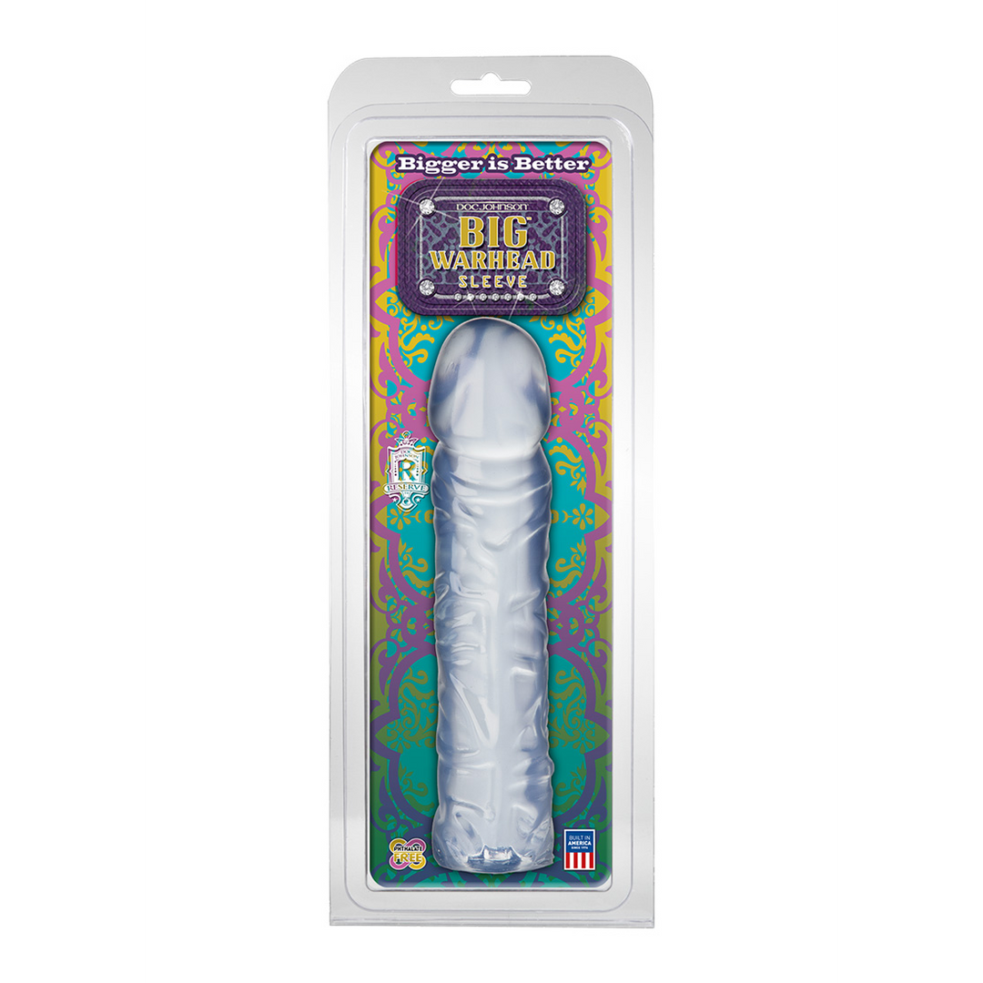 Large Warhead Penis Sleeve – Comfort & Intense Stimulation