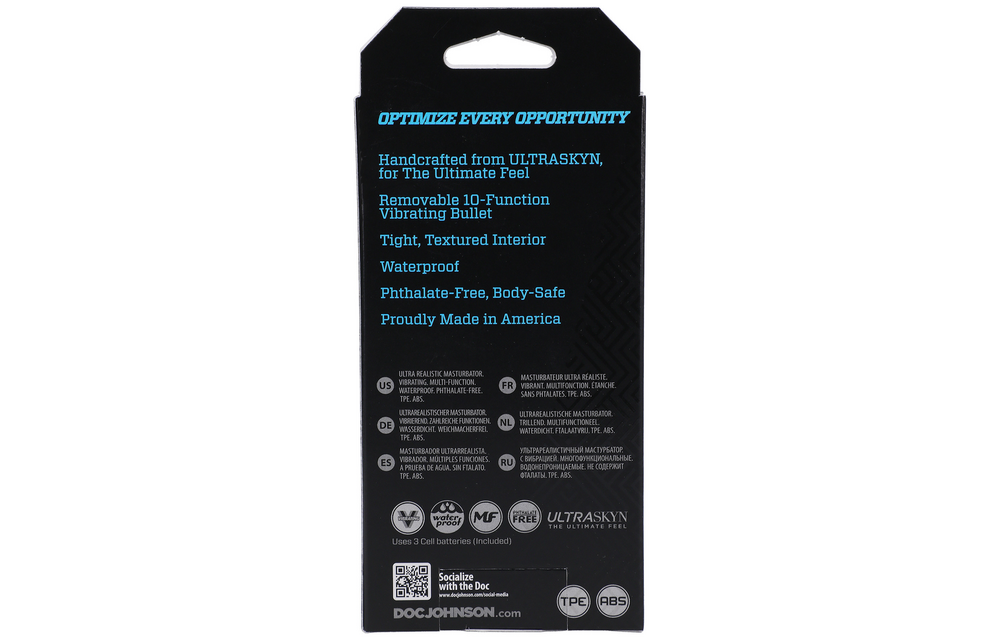 Ultimative Massageperlen ULTRASKYN Vibrierender Masturbator