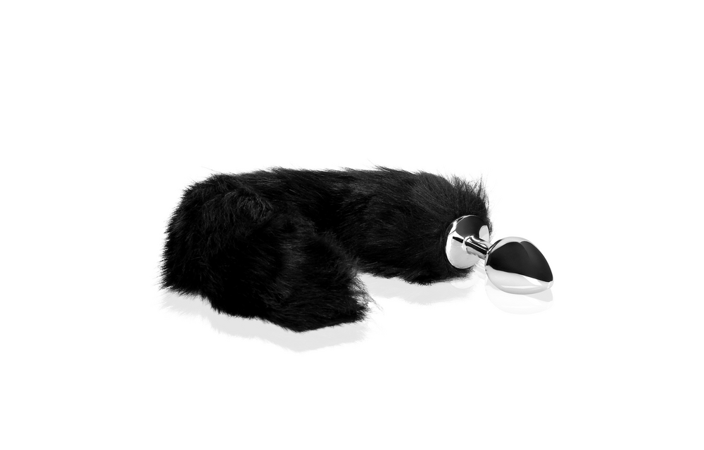 Fox tail with metal butt plug 11.7 cm | Spicy fun