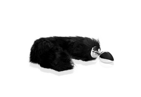 Fuchsschwanz mit Metall-Buttplug 11,7 cm | Würziges Vergnügen