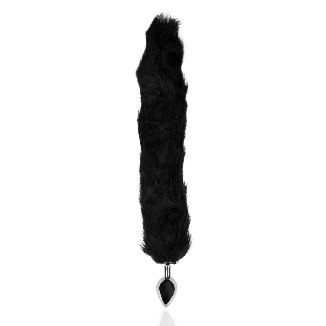 Fox tail with metal butt plug 11.7 cm | Spicy fun