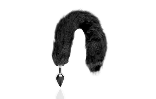 Fuchsschwanz mit Metall-Buttplug 11,7 cm | Würziges Vergnügen