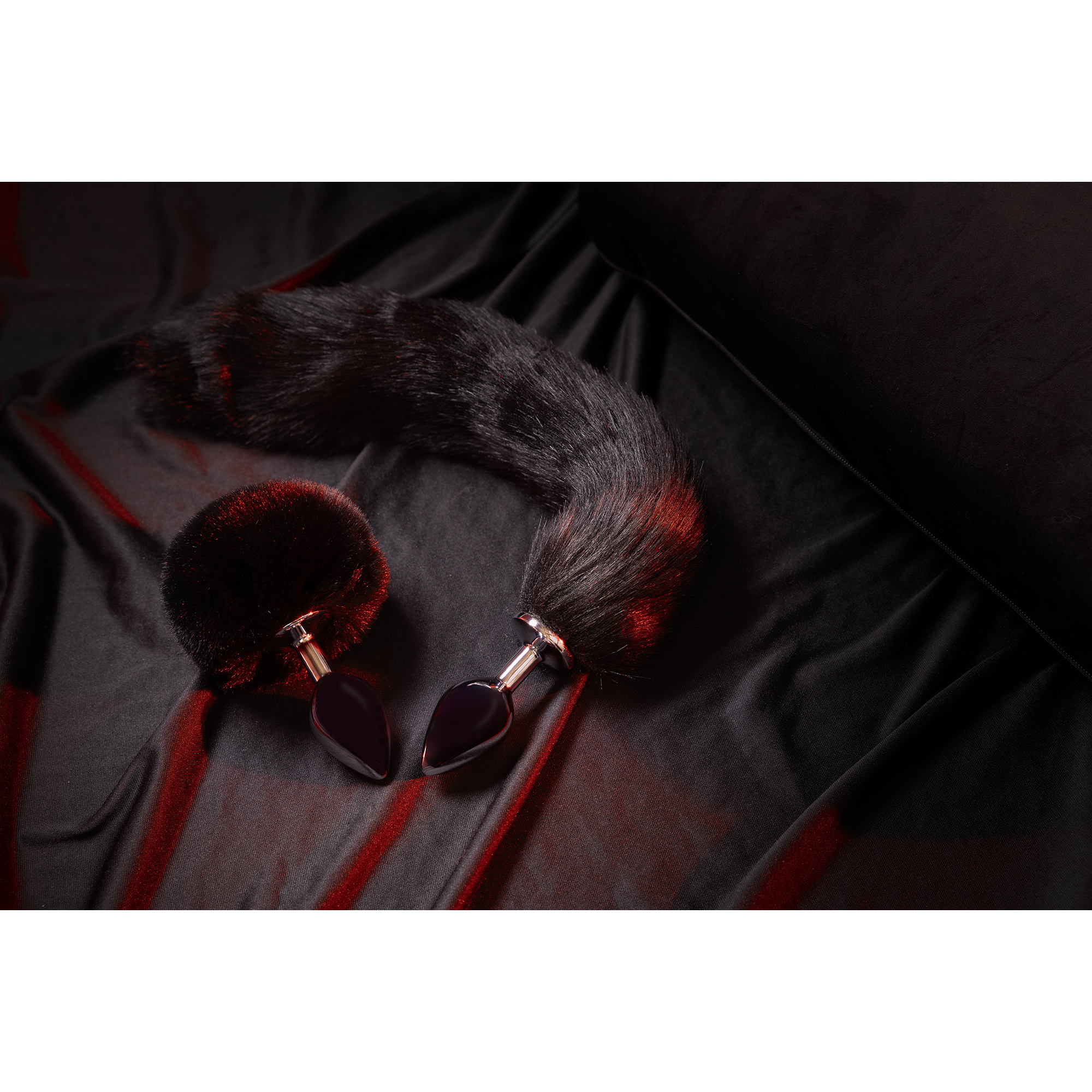 Fox tail with metal butt plug 11.7 cm | Spicy fun