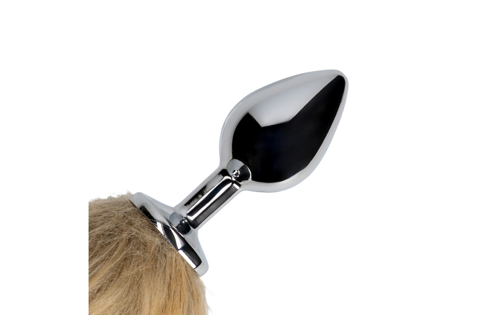 Fuchsschwanz mit Metall-Buttplug 11,7 cm – Verspielt & Aufregend