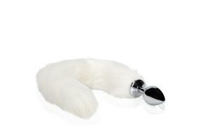 Fox tail with metal butt plug 11.7 cm – Playful & Comfortable