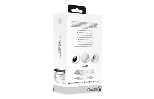 Vossenstaart met metalen buttplug 11,7 cm – Speels & Comfortabel