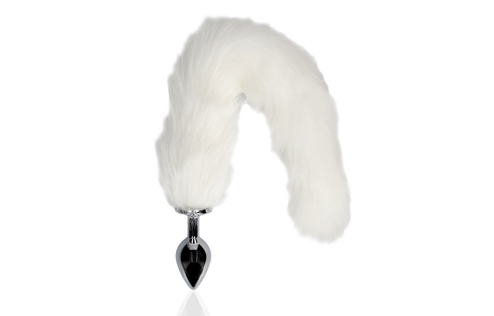 Fox tail with metal butt plug 11.7 cm – Playful & Comfortable